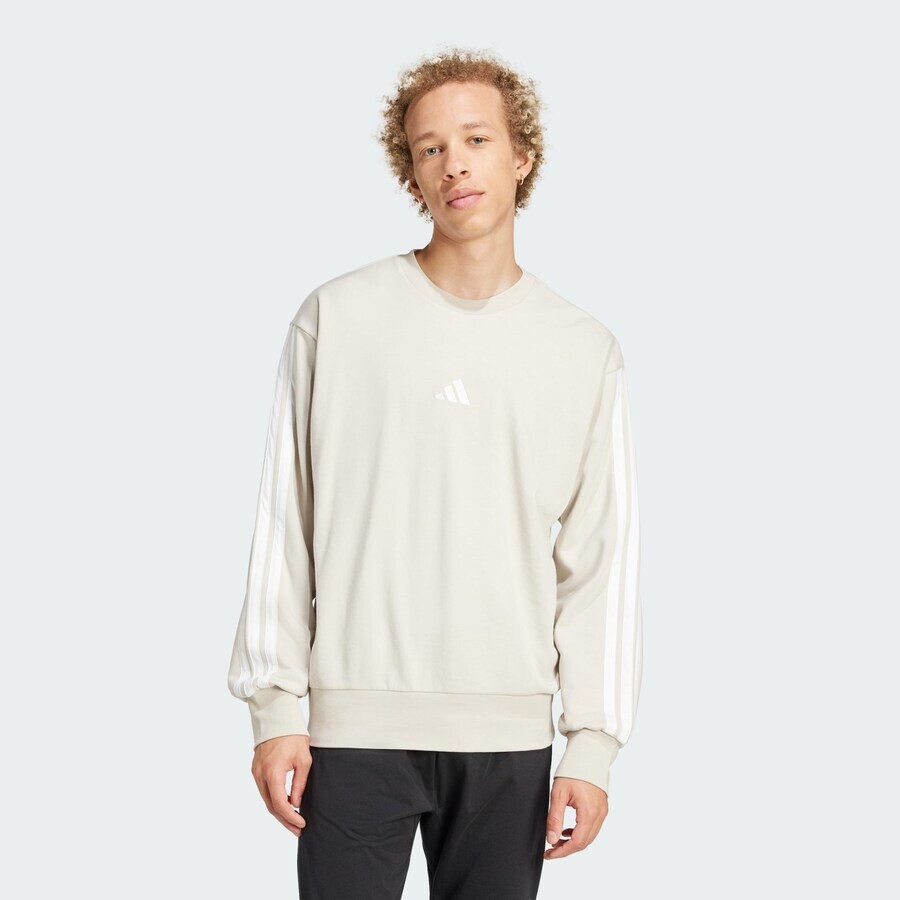 Свитер с капюшоном на молнии ADIDAS SPORTSWEAR Athletic Sweatshirt Essentials, бежевый — фото 2