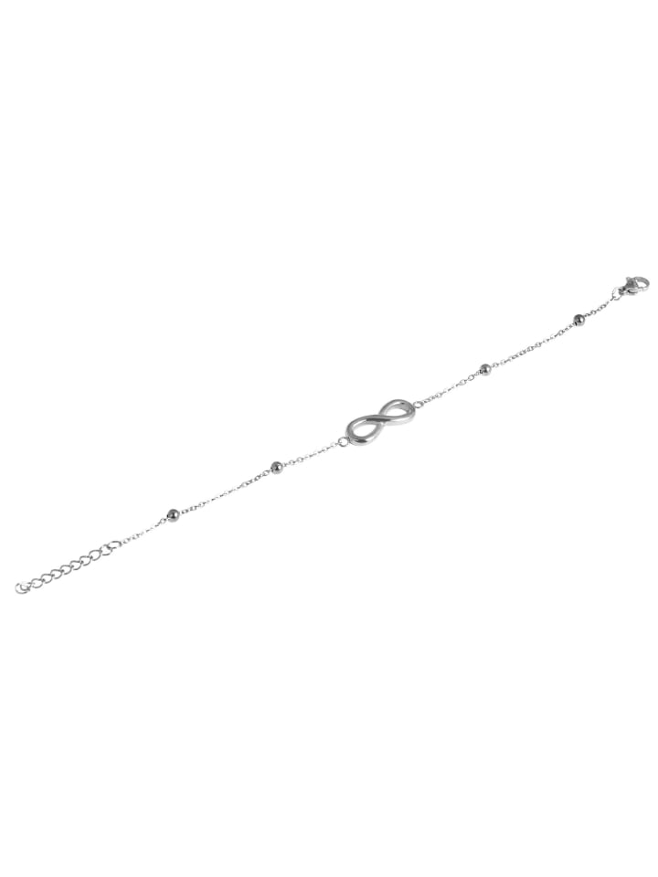 

Adeliás Женский кулон - кулон в виде символа бесконечности из нержавеющей стали серебристого цвета