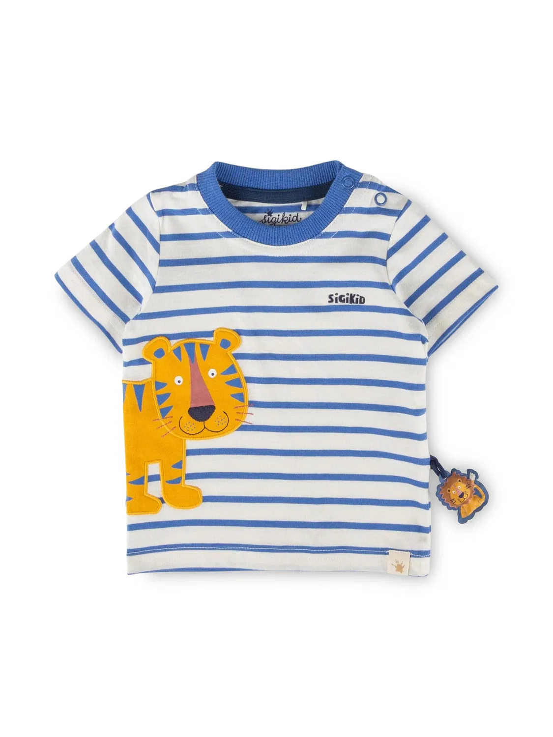 Футболка 'T-Shirt Tiger & Löwe' Sigikid, White