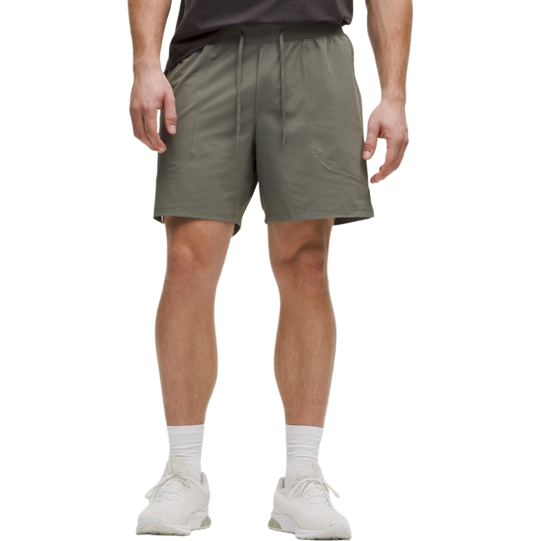 

Шорты спортивные мужские license to train collection ss25 7' Lululemon, зеленый