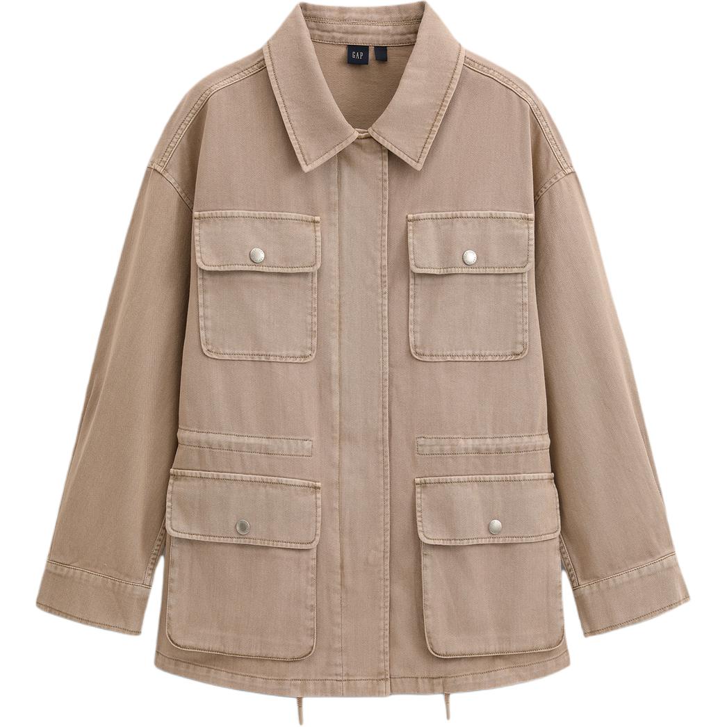 

GAP Женское пальто цвета хаки, Khaki