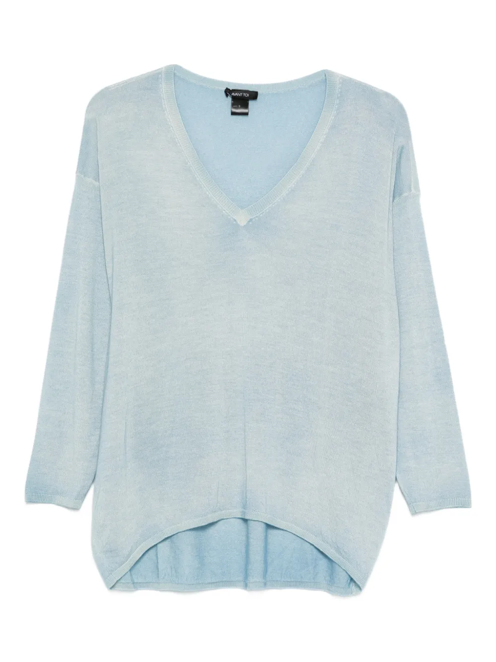 

Свитер с V-образным вырезом Avant Toi, синий