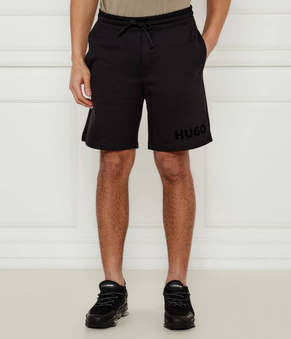 

Шорты динкое Regular fit Hugo, черный