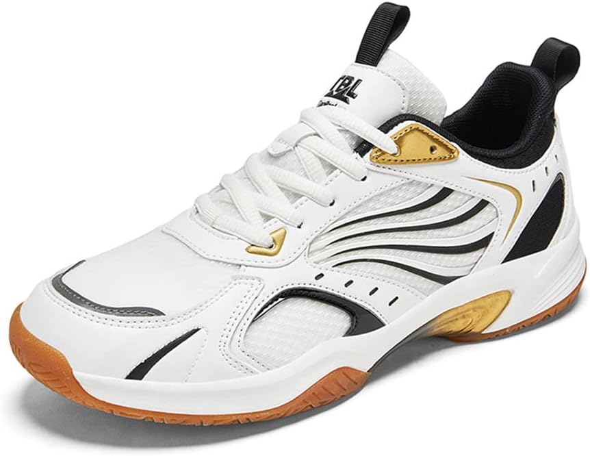 

Мужские бадминтонные кроссовки Maylrvjv, легкие, износостойкие, для занятий в зале, для ракетбола, сквоша и тенниса, золотой