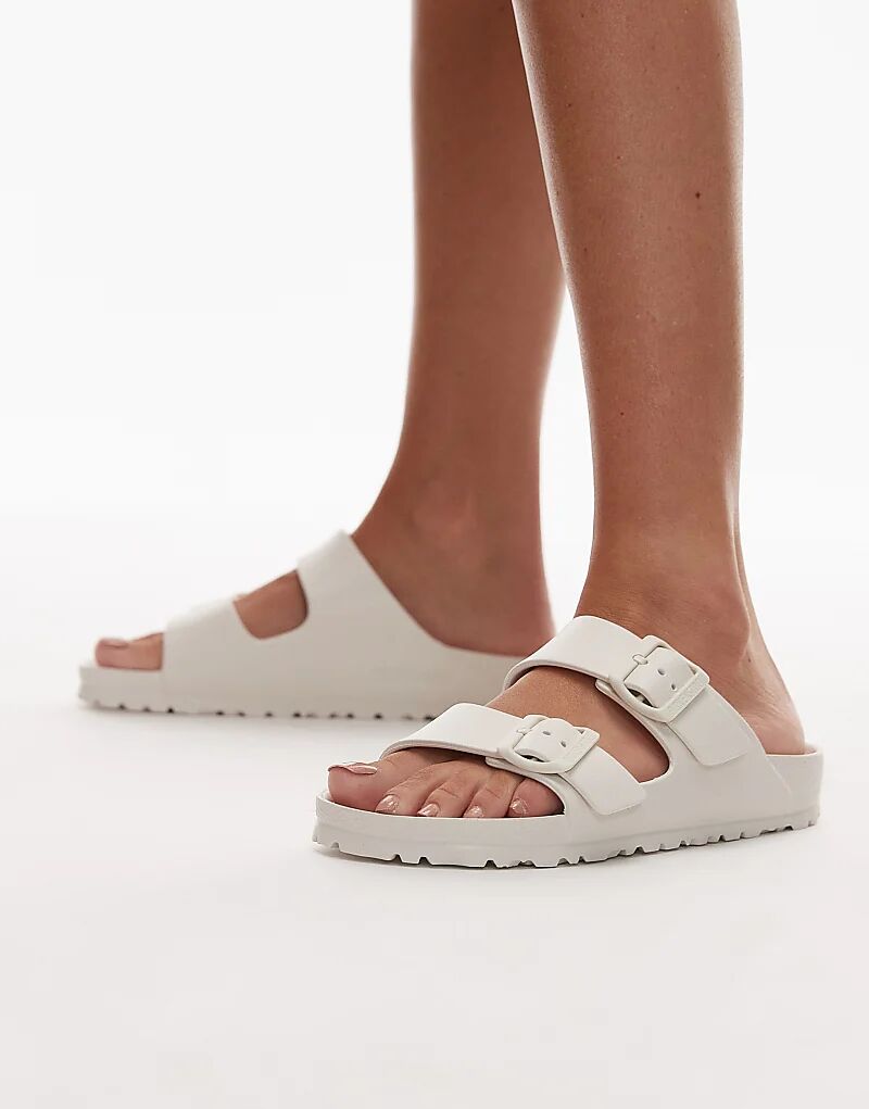 Сандалии Birkenstock Narrow Fit EVA Arizona цвета яичной скорлупы