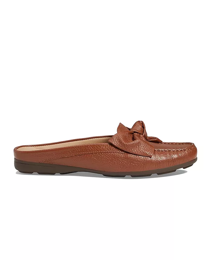 Женские мюли Diane St Slip On Comfort Bow Marc Joseph New York, коричневый — фото 4
