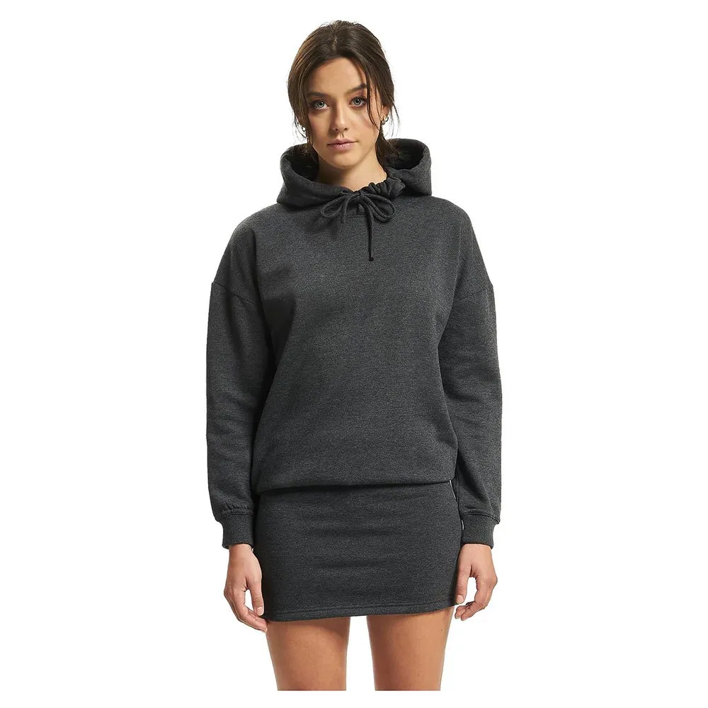 

Платье Def Cropped Hoody long sleeve short, серый
