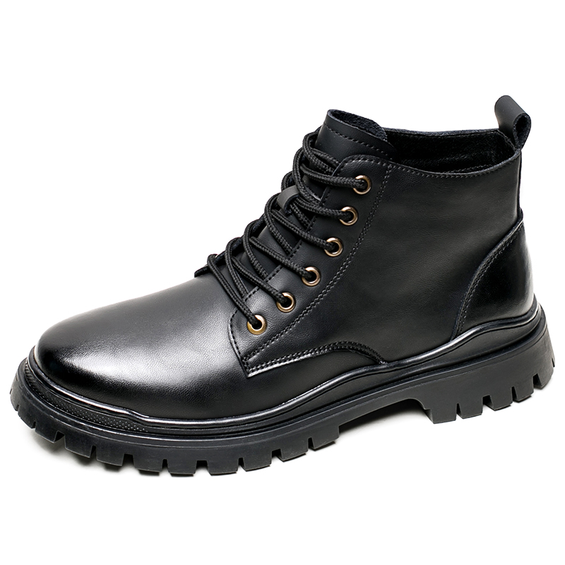 

Мужские черные ботинки Martin Boots Romon, Черный, Мужские черные ботинки Martin Boots Romon