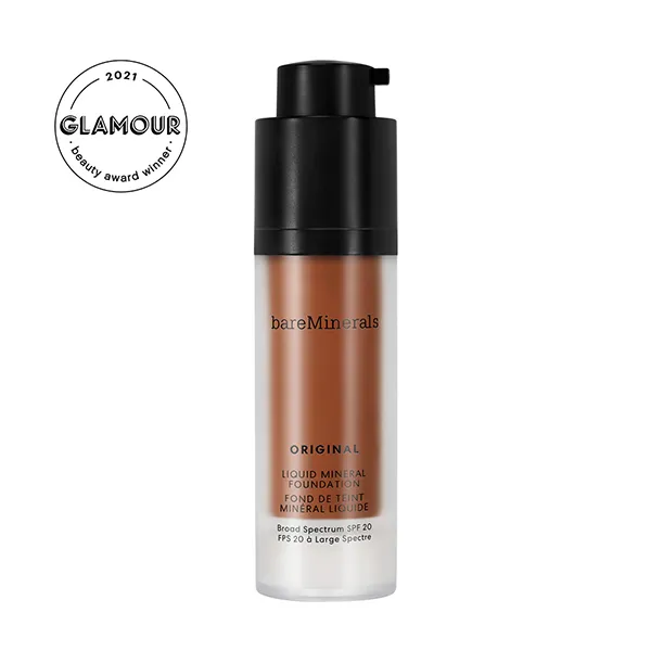 

Веганская жидкая основа под макияж Original Liquid Mineral Foundation Spf 20 Bareminerals, цвет deepest deep