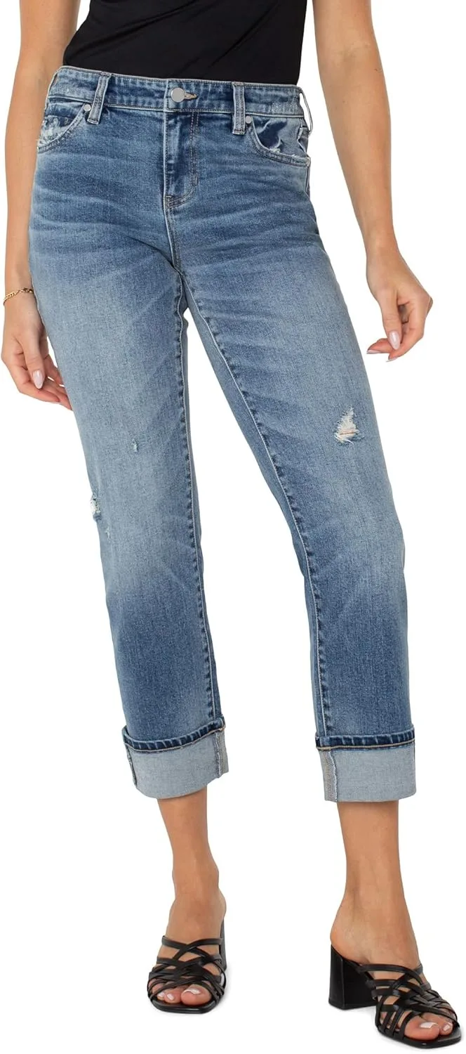 

Liverpool Women's Marley Girlfriend Cuffed Jeans