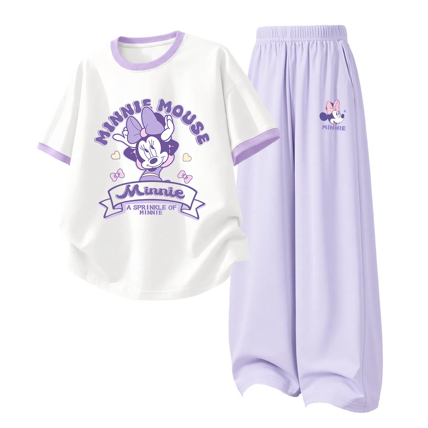 Детский спортивный костюм Disney Casual Sportswear 2 Piece Set, фиолетовый