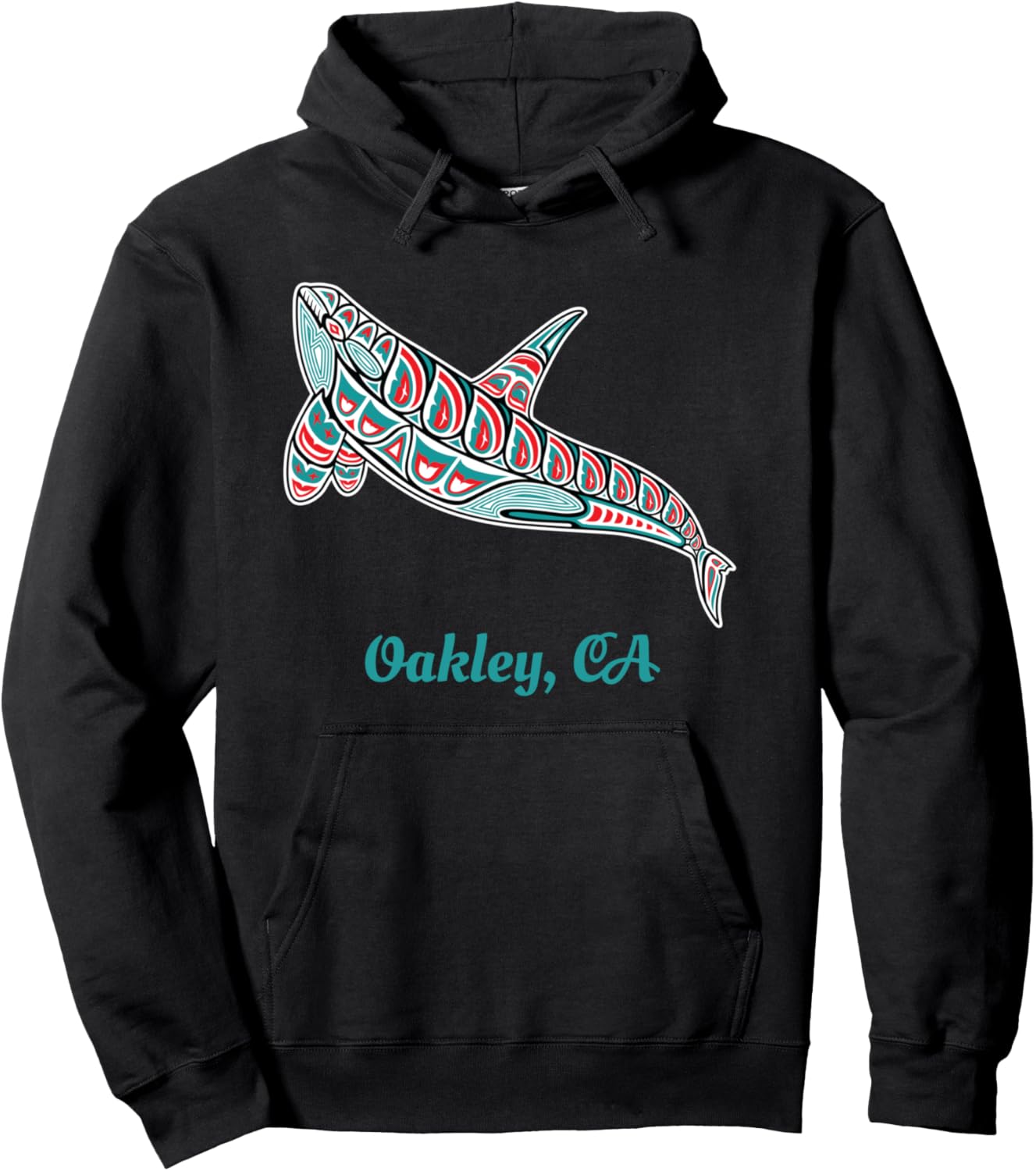 

Худи Oakley CA Upward Orca Killer Whale Native American Native American Upward Orca Killer Whale Oakley, черный