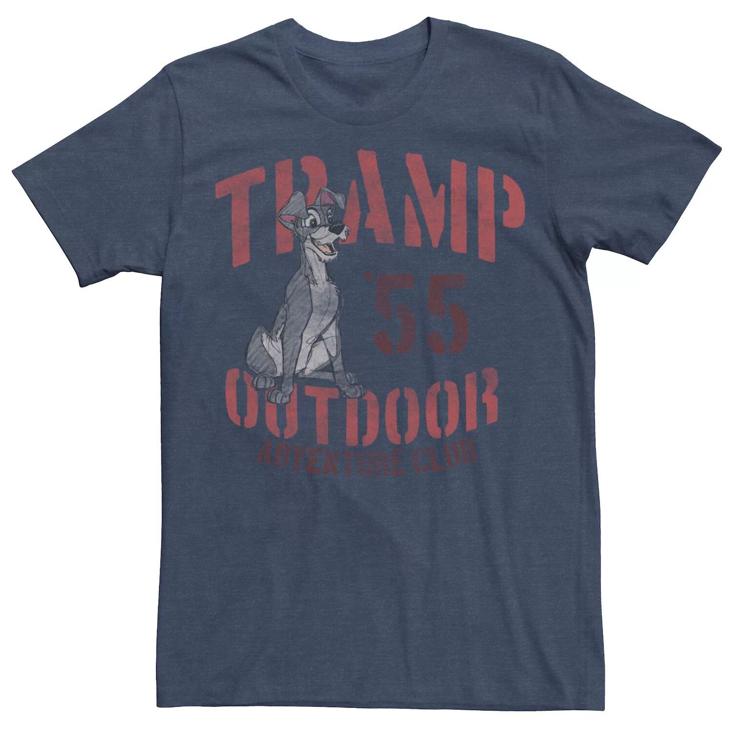

Мужская футболка Lady And The Tramp Outdoor Adventure Club '55 Disney