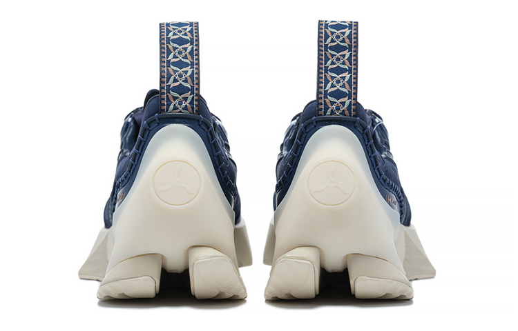 LI NING 1990 Meta Противоскользящие Износостойкие Низкие Кроссовки Повседневные Мужские Сумеречный Индиго LI-NING 1990 — фото 4