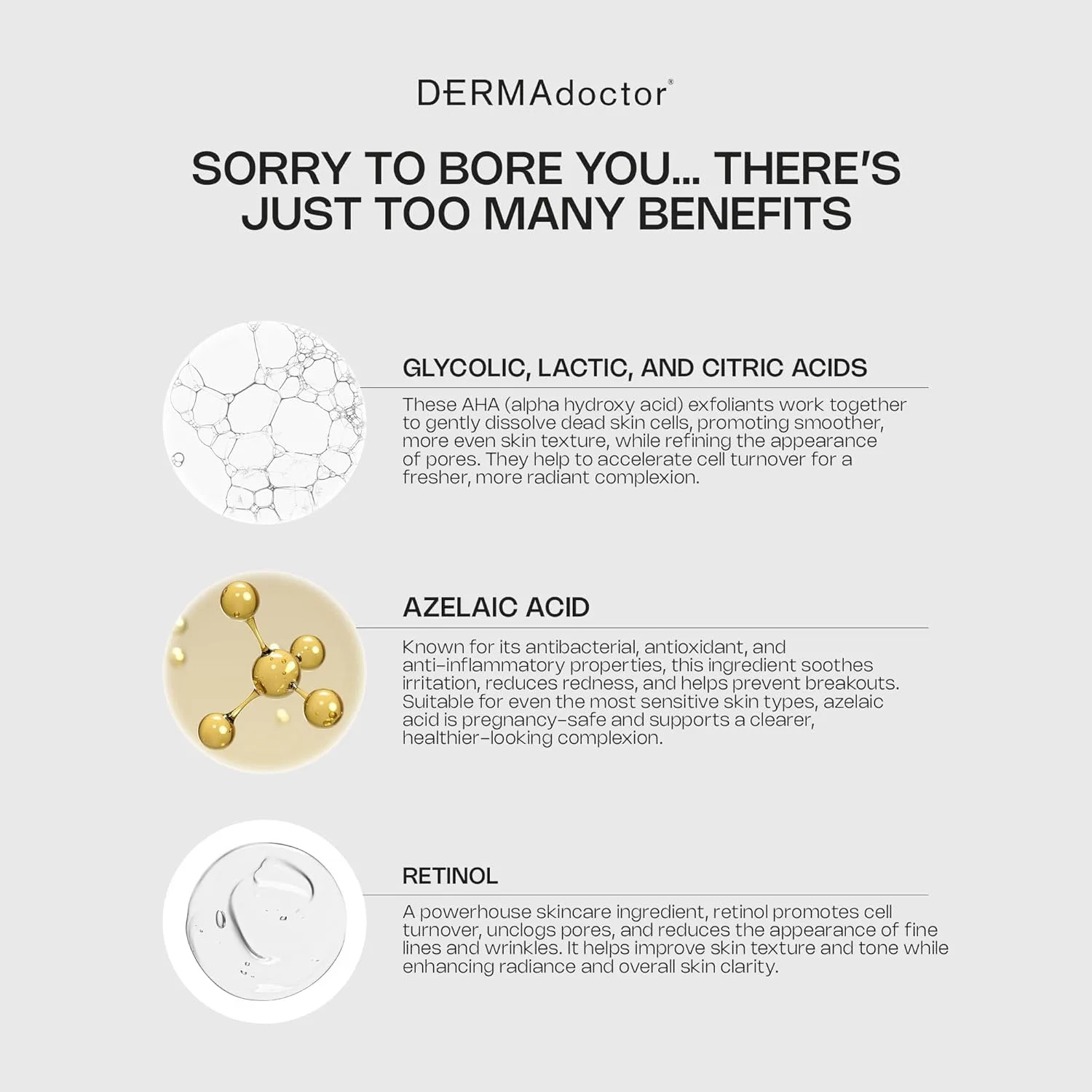Бустер Dermadoctor — Retinol Pore Minimizer для лица - для контроля жирности и сужения пор, отшелушивает, 29.6 мл — фото 4