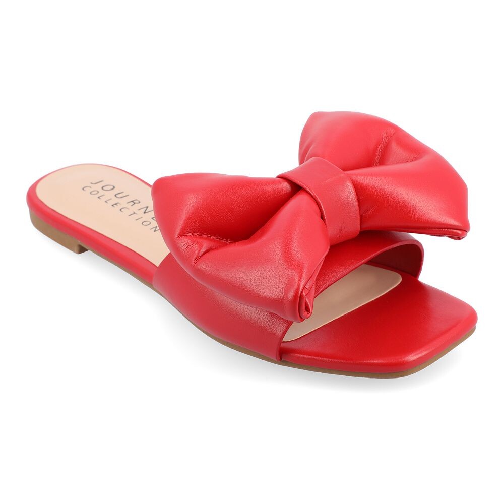 Женские шлепанцы Journee Collection Fayre Tru Comfort Foam, красный