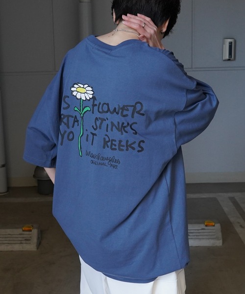 

Футболка унисекс оверсайз с принтом и вышивкой Mark Gonzales