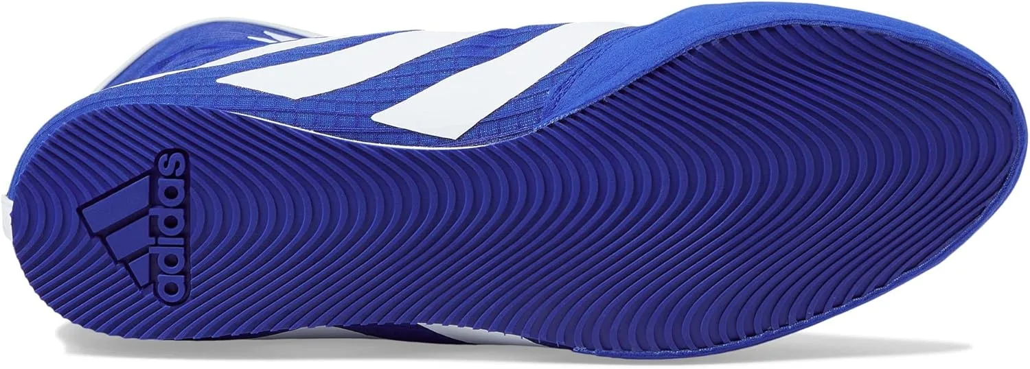 Кроссовки Adidas Box Hog 4 унисекс, белый/синий — фото 3