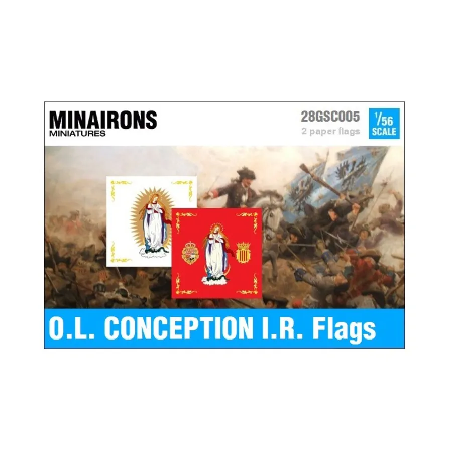 

Флаги Богоматери Зачатия IR, War of Spanish Succession - Decals & Flags (1:56)
