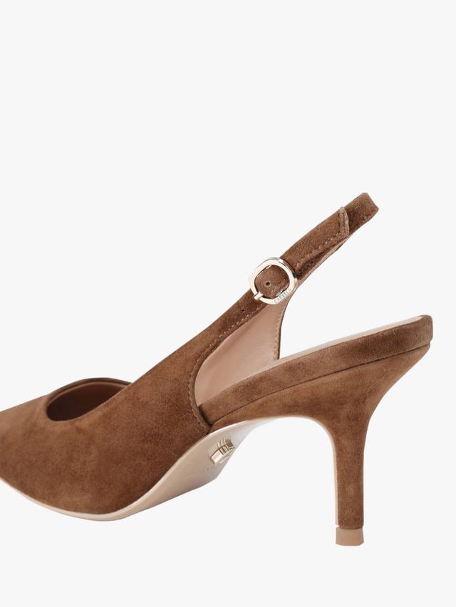 Элегантные замшевые туфли-лодочки на каблуке Carvela, Brown — фото 4