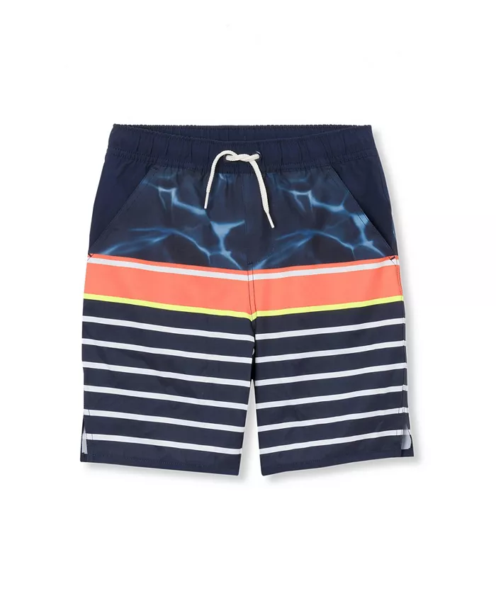 

Плавки-шорты Hydroliner для мальчиков, устойчивые к хлору Lands' End, мультиколор