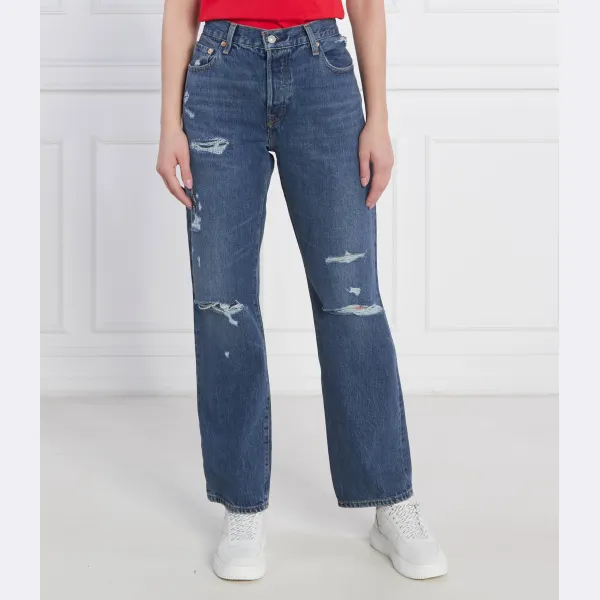 

Джинсы прямого кроя Indigo с эффектом потертости Levi'S, синий