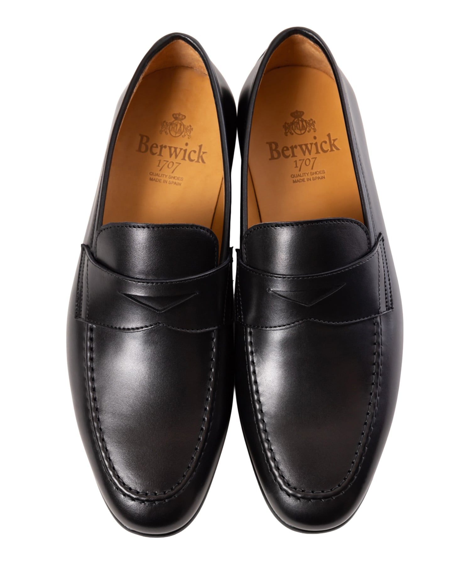 Лоферы с монеткой Berwick1707, Black — фото 3
