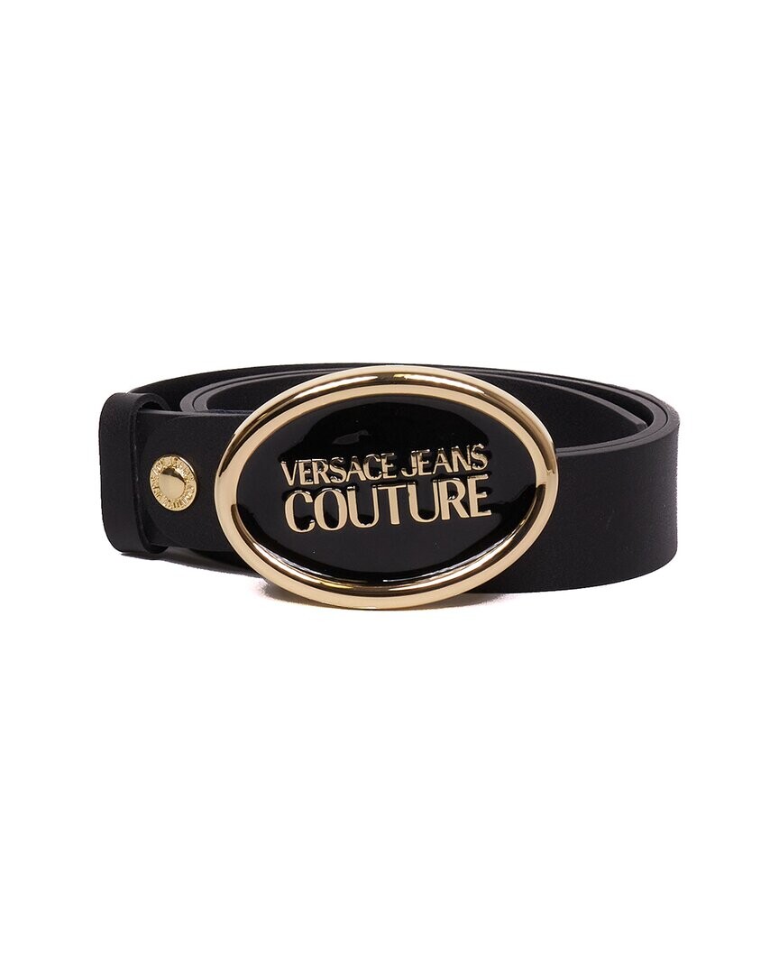 

Кожаный ремень Versace Jeans Couture, черный