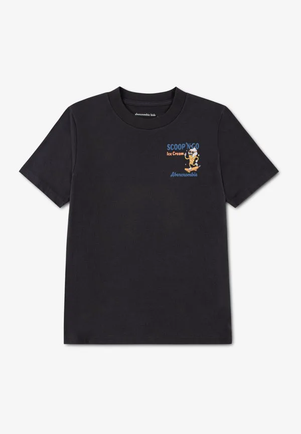 Футболка с принтом scoop 'no go tee' Abercrombie & Fitch, Phantom