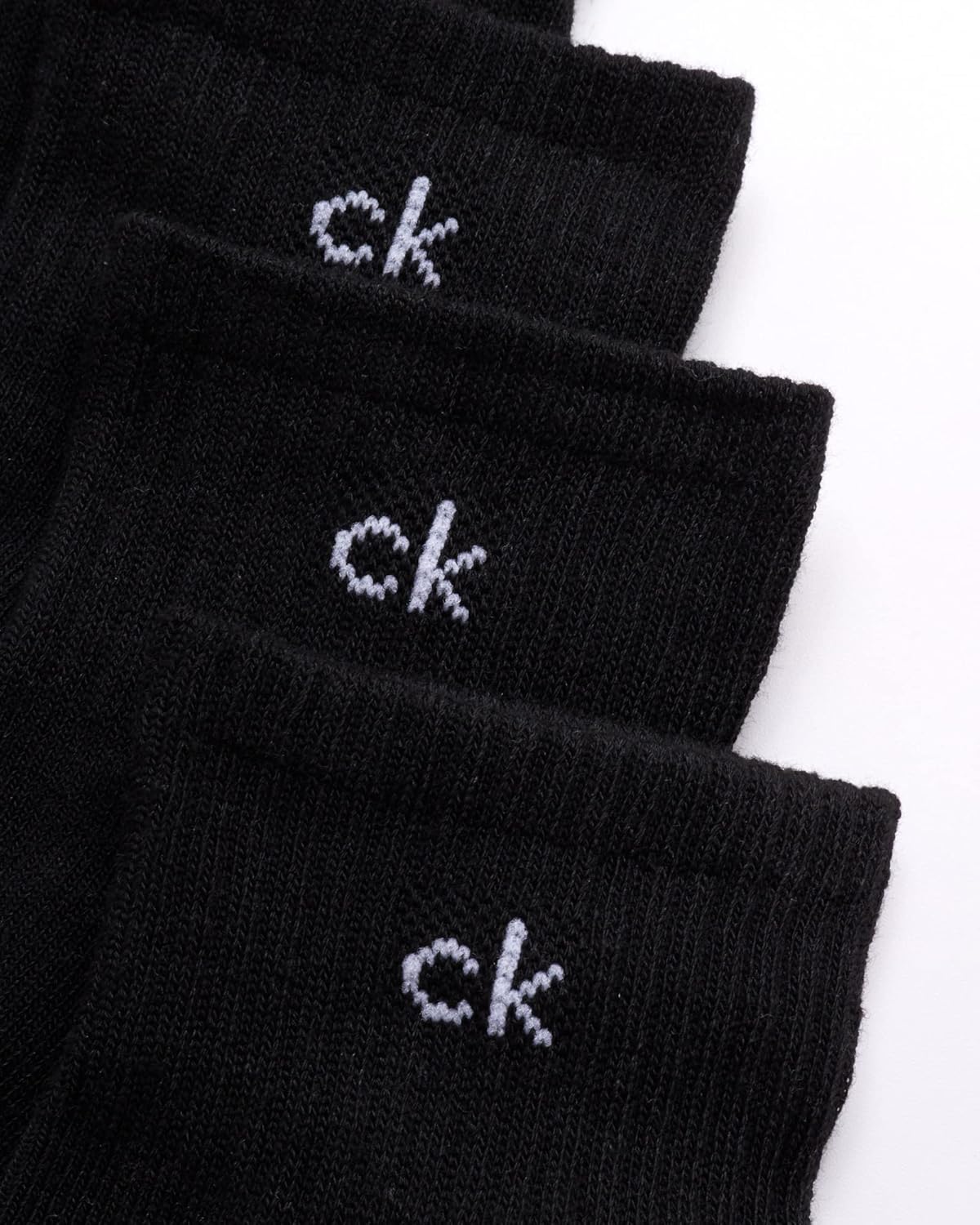 Мужские носки Calvin Klein Quarter - 6 пар мягких мини-носков для мужчин, идеально подходят для бега, занятий спортом и пешего туризма., Solid Black — фото 4