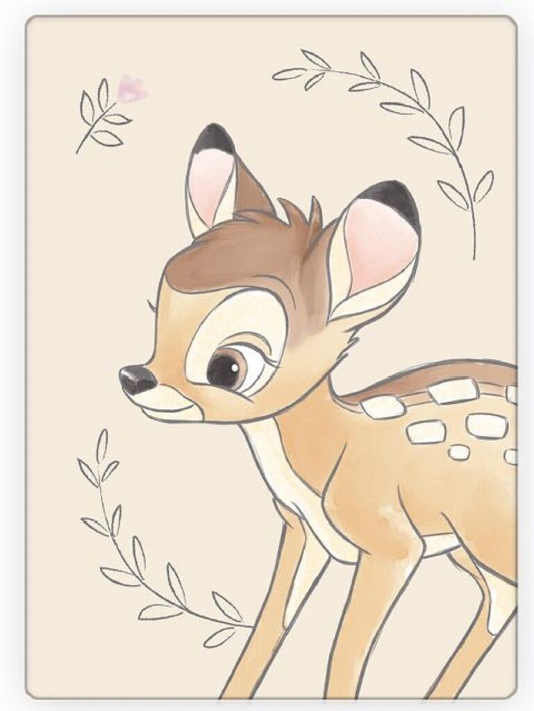 

Мягкое флисовое одеяло Disney Bambi 100 x 140 см