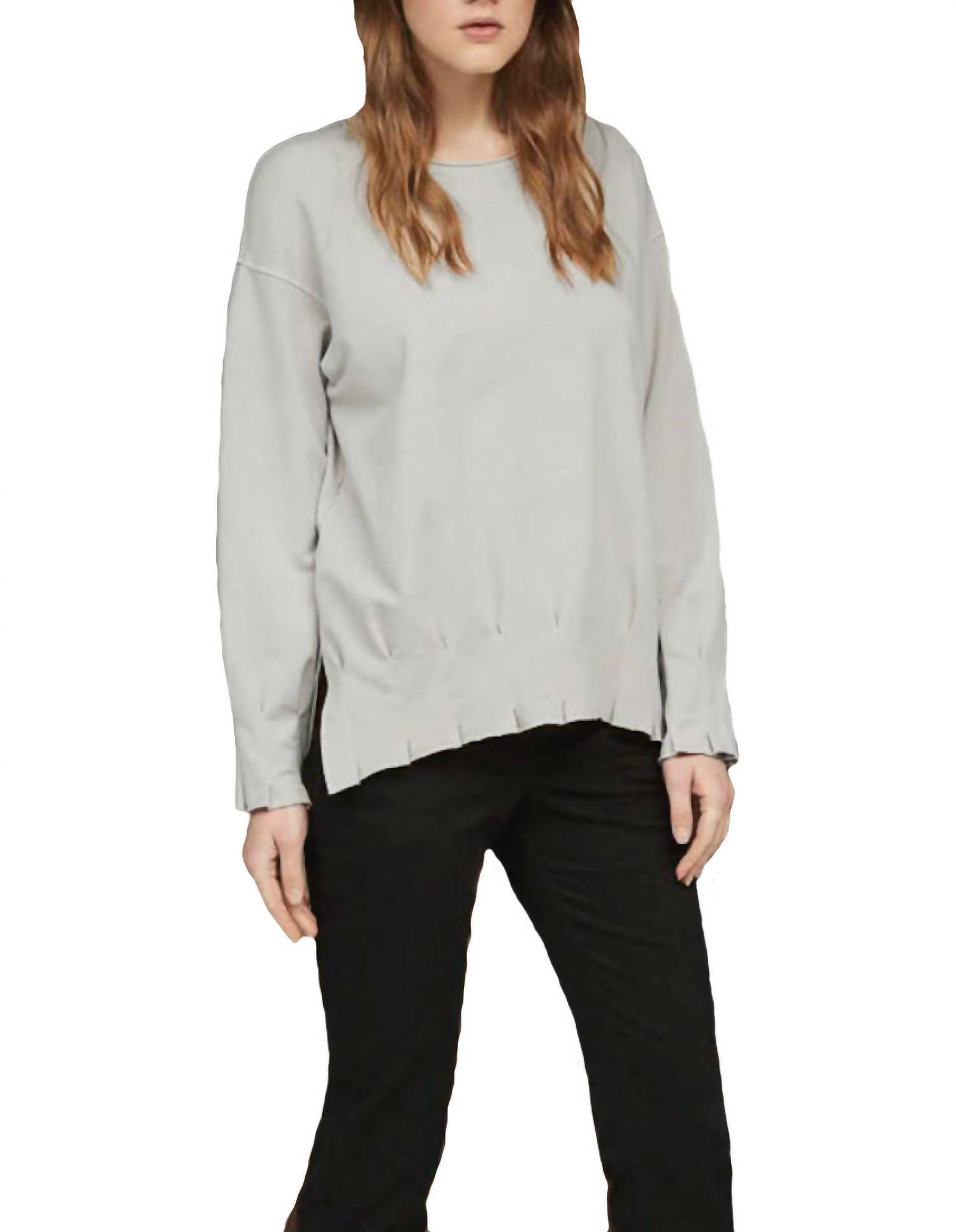 

Серый плиссированный свитшот European Culture