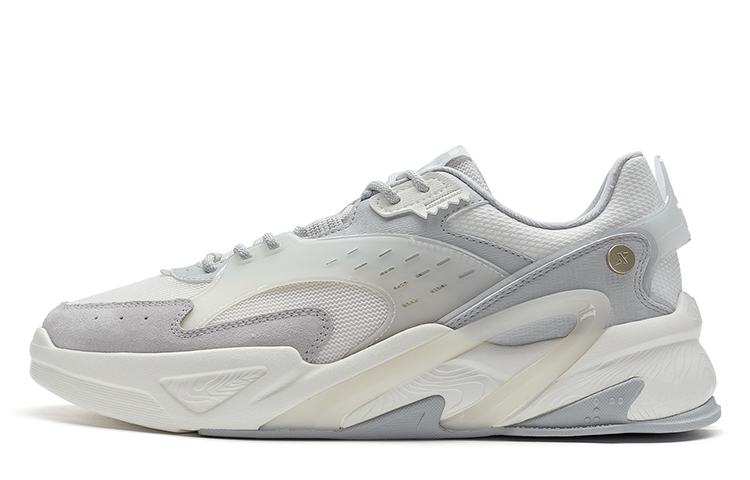 

XTEP Мужские скейтерские кроссовки низкие Lunar Stone Gray/Sail White, цвет Lunar Stone Gray/Sail White