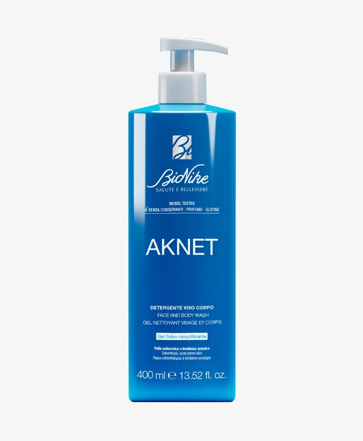 Гель для умывания Bionike — Aknet для лица и тела, 400 мл