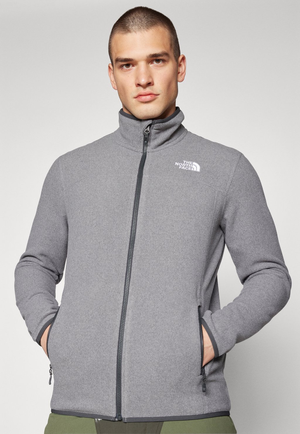 

Куртка 100 GLACIER FULL ZIP The North Face, серый