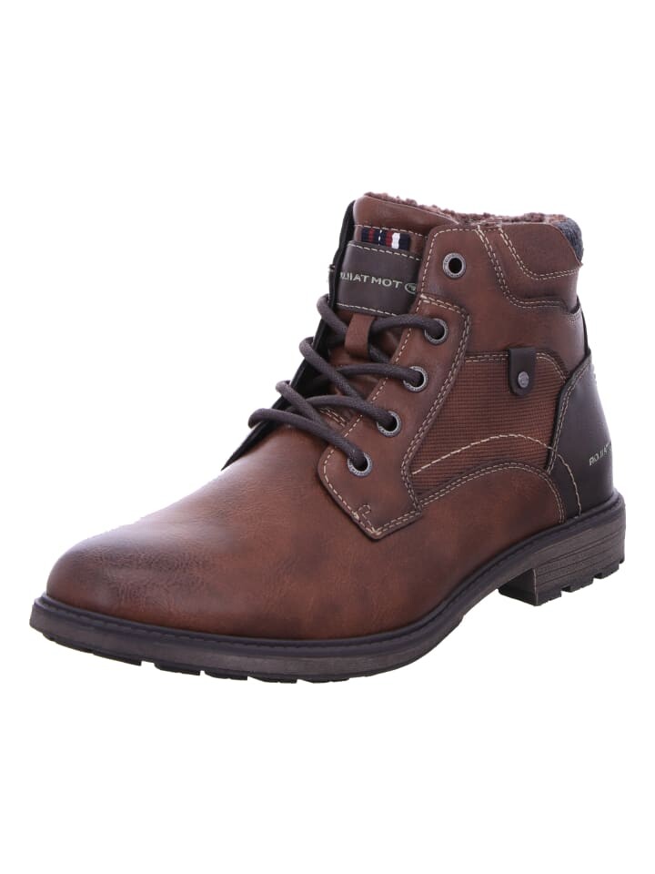 

Сапоги Tom Tailor Schnürstiefel, коричневый