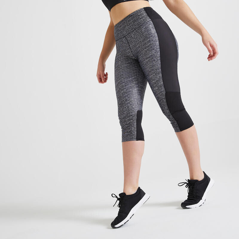 

Спортивные леггинсы Domyos, цвет grau/rauchschwarz