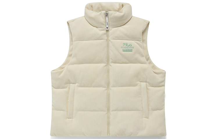 

FILA FUSION Женская оливковая жилетка с белым, Tea White