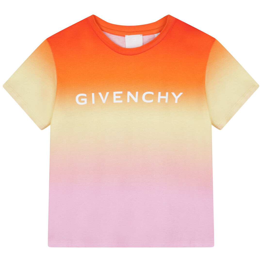 

Футболка с разноцветным логотипом Givenchy, мультиколор