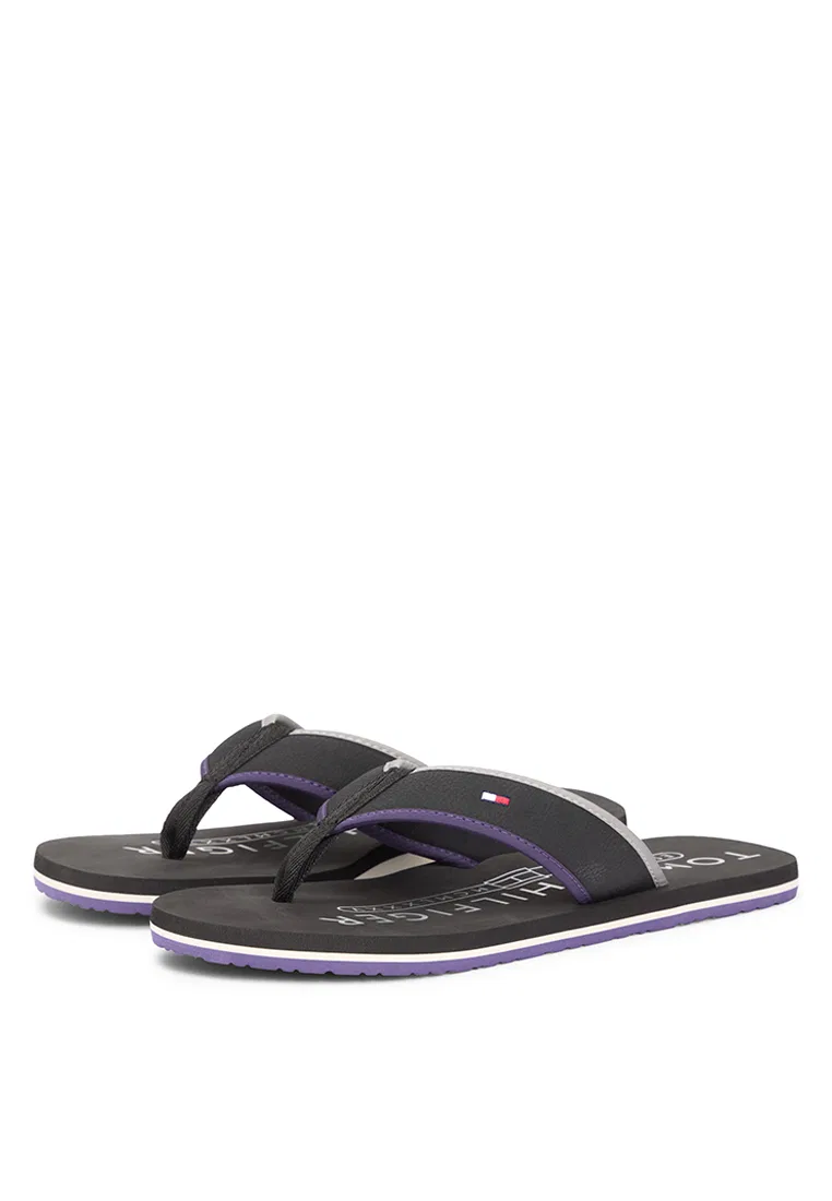 Сандалии Hilfiger Tumble Beach, модель TH Mainline, Tommy Hilfiger, черный