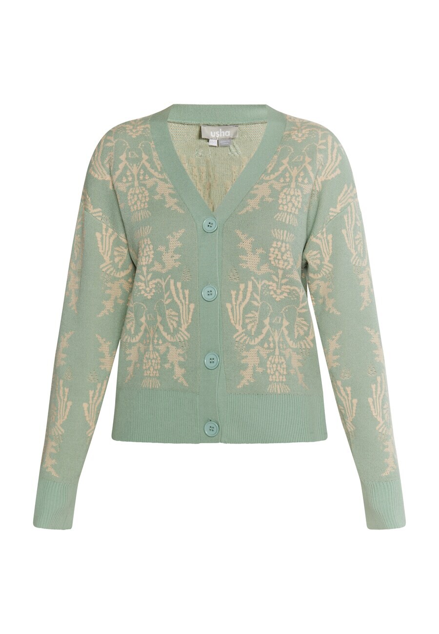 

Вязаный кардиган Usha Knit Cardigan, зеленый
