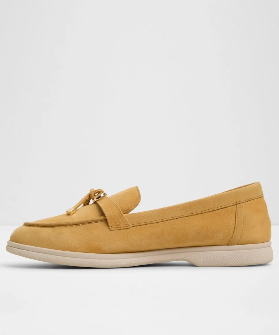 Женские мокасины с круглым носком Aldo, жёлтый — фото 3