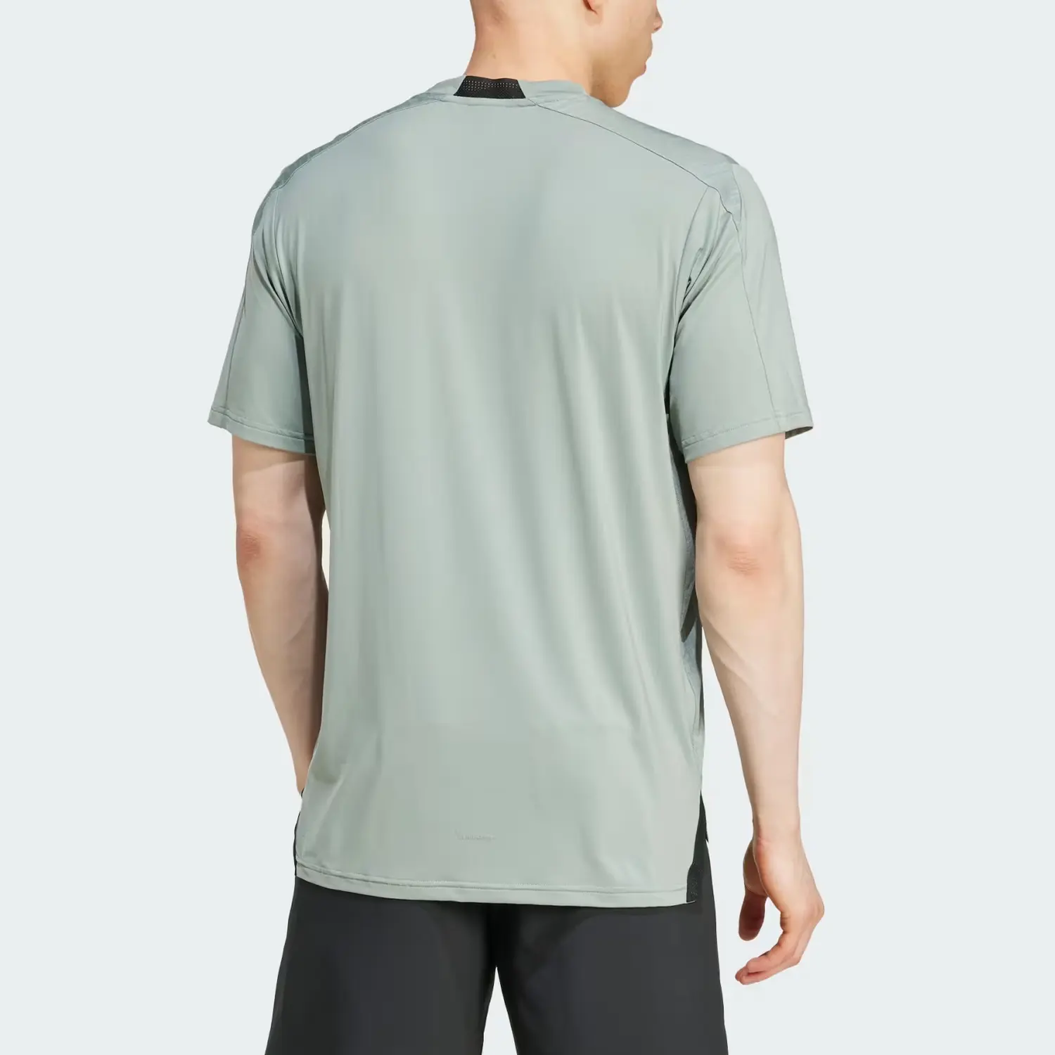 Adidas Футболка Climacool для интенсивных тренировок мужская silver green — фото 3
