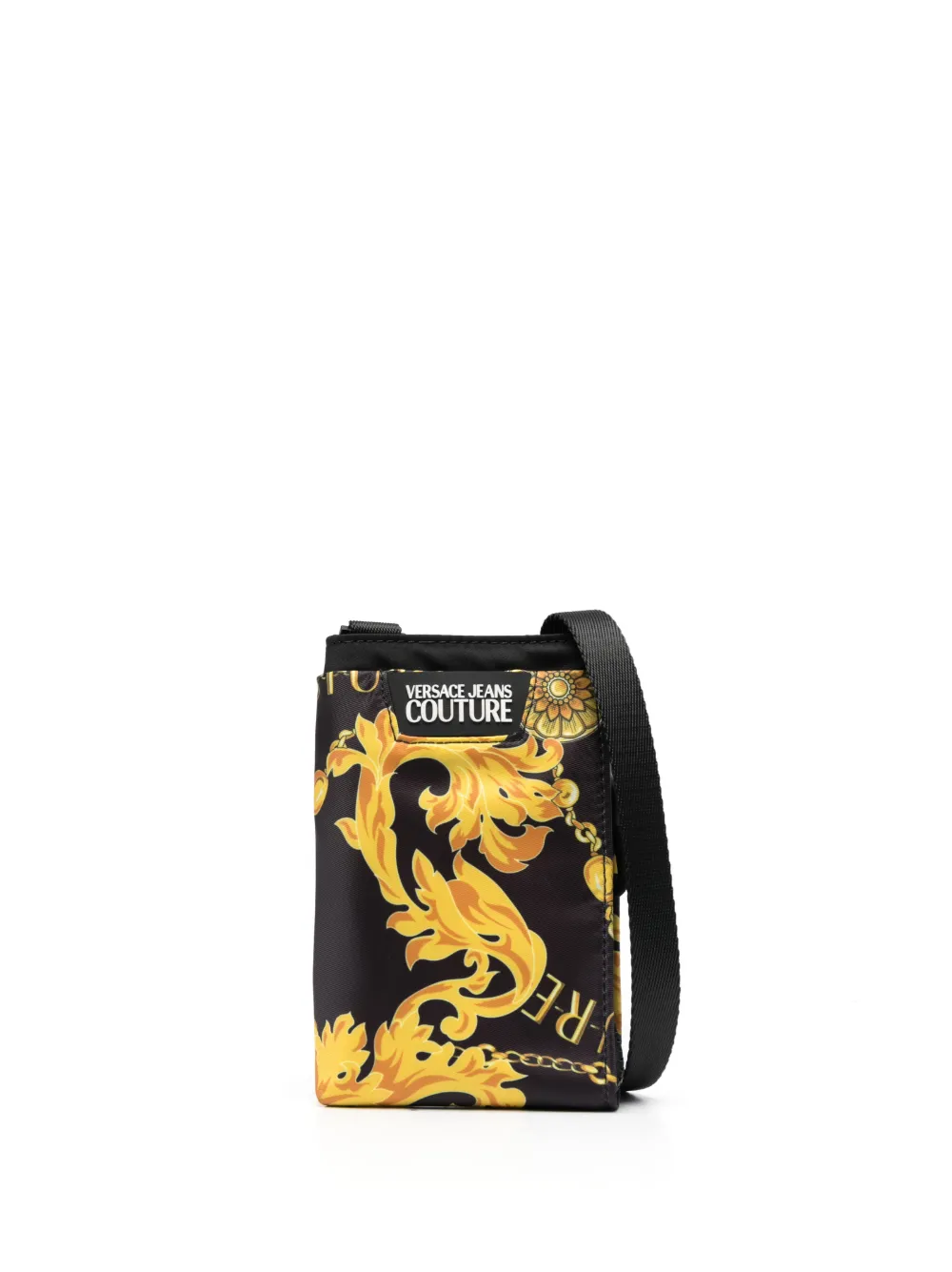 

Сумка на плечо с принтом Baroque Versace Jeans Couture, черный
