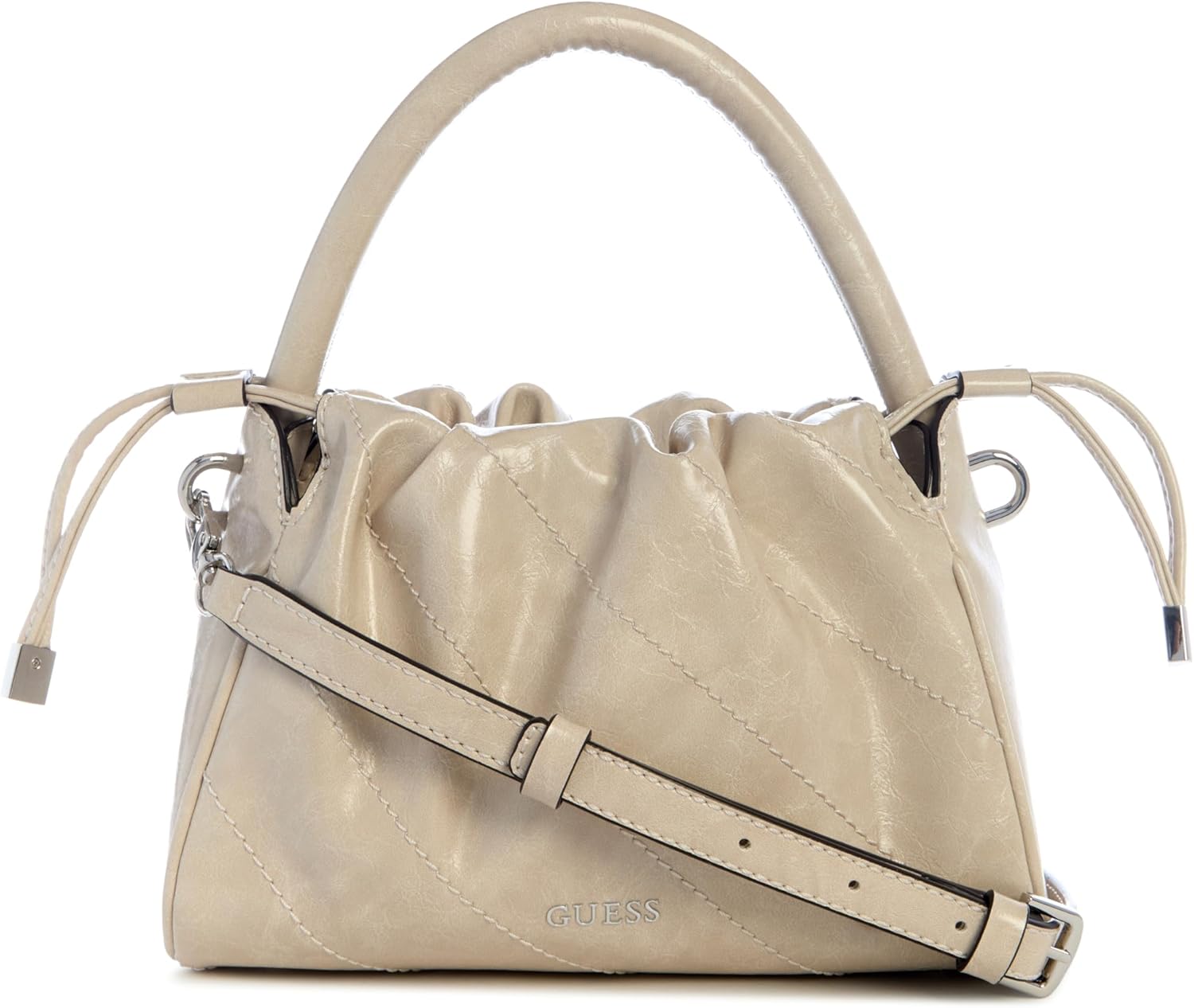 

GUESS женская сумка Amys Drawstring Crossbody, Simply Taupe