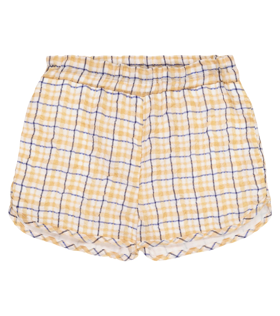 

Клетчатые шифоновые шорты Dana Paade Mode, Dana Mustard
