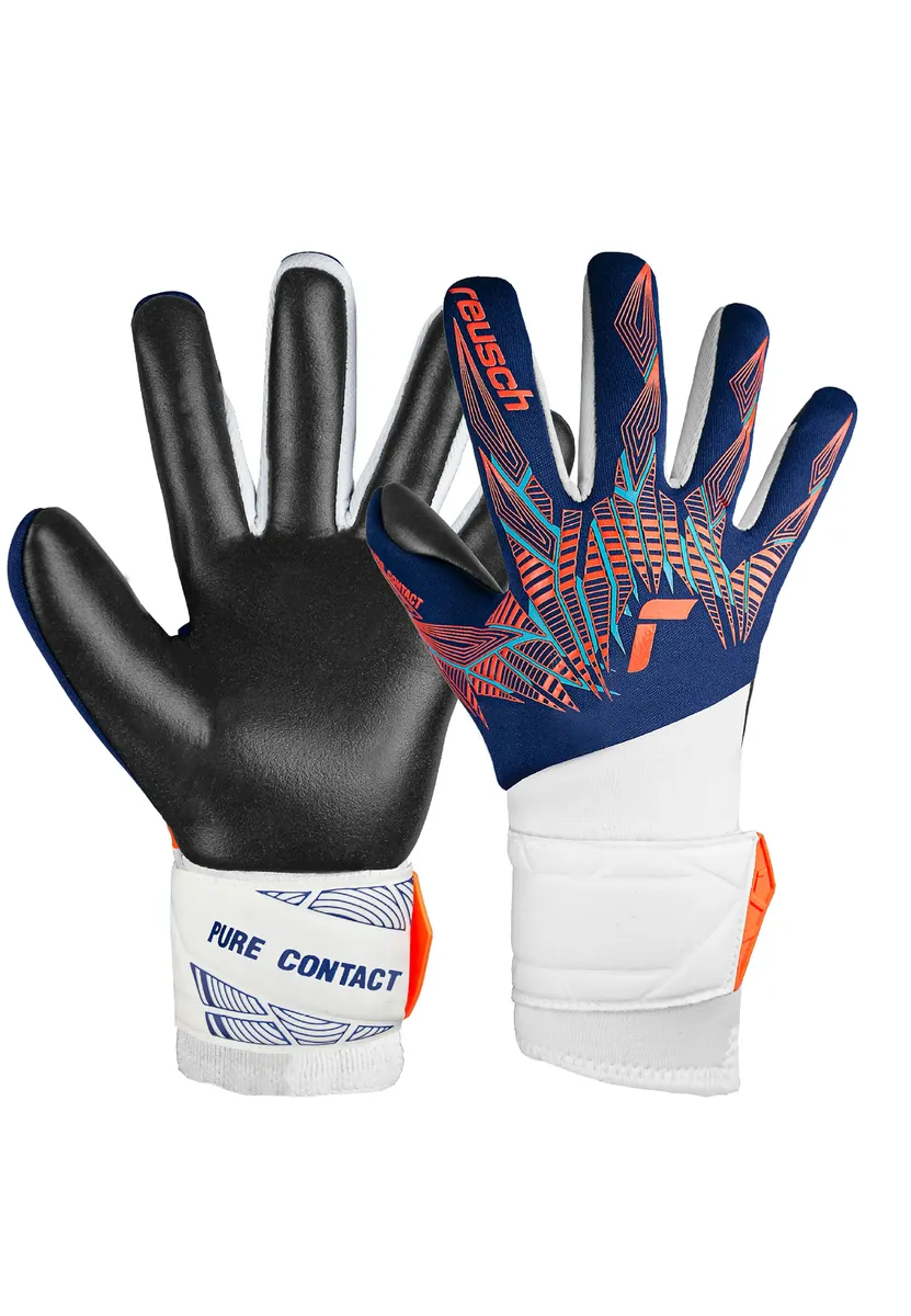 

Вратарские перчатки Reusch "Pure Contact Silver Junior" с гибридным негативным вырезом, оранжевый