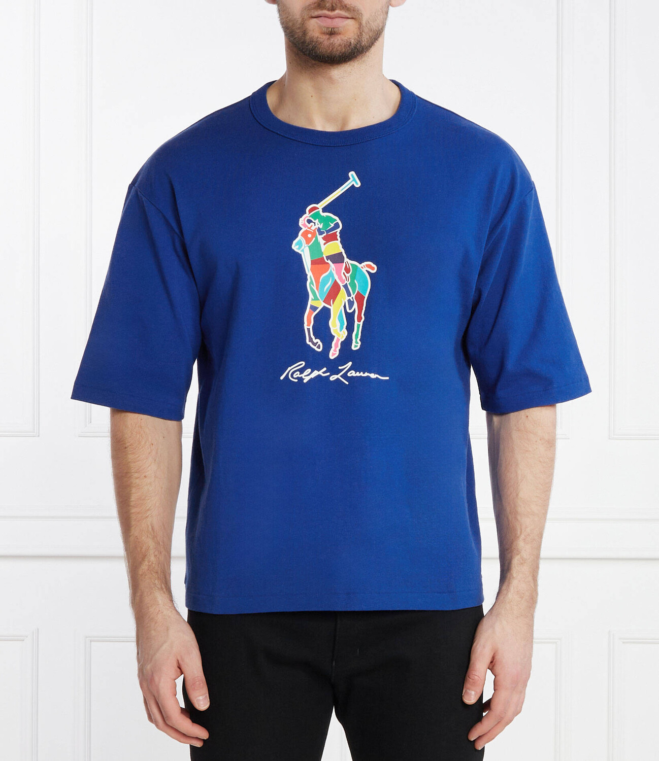 

Футболка POLO RALPH LAUREN Comfort fit, цвет fiordaliso