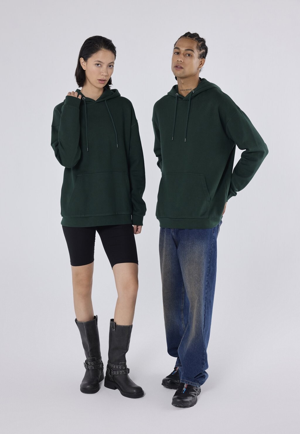 

Толстовка с капюшоном UNISEX YOURTURN, темно-зеленый
