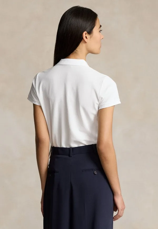 Рубашка поло Polo Ralph Lauren, White — фото 3